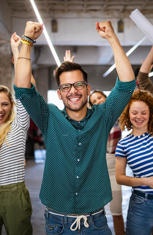 Équipe AmHappy épanouie et productive